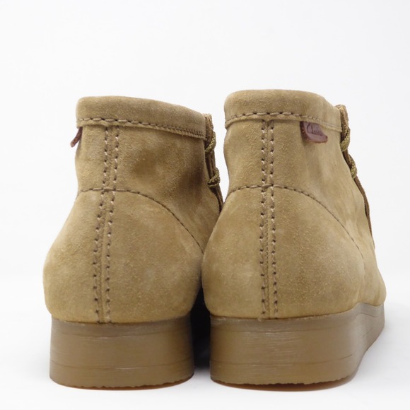 NEW Clarks Mens Wallaston Boot Dark Sand Suede Lace Up Chukka Shoes Size 10M main image 6